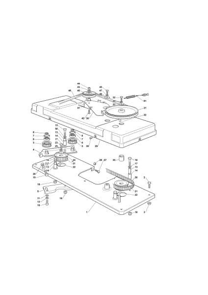 Cutting plate (1) OM 101C/16K H Cat.2013 Garden tractor