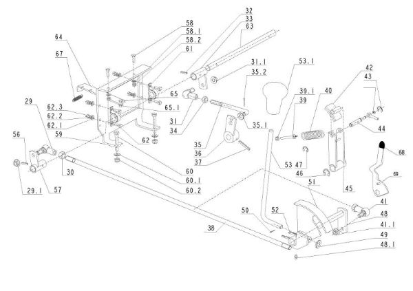 Transmission (2/2) APACHE 92 4x4 EVO Cat.2014 Garden tractor