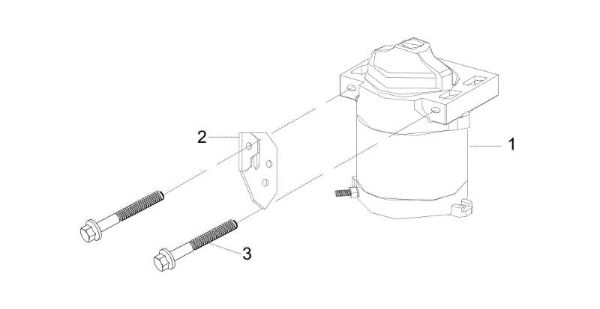 Starter lever OM 105/16 K H Garden tractor