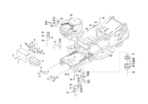 Frame OM 95/16 H Garden tractor
