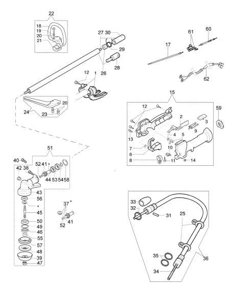 Transmission OM 43 BP Brushcutter