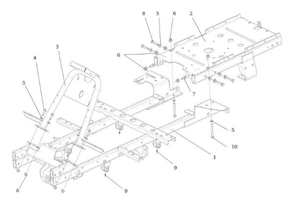Frame 1/2 CHEYENNE (B&S) 92 4x4 Cat. 2015 Garden tractor
