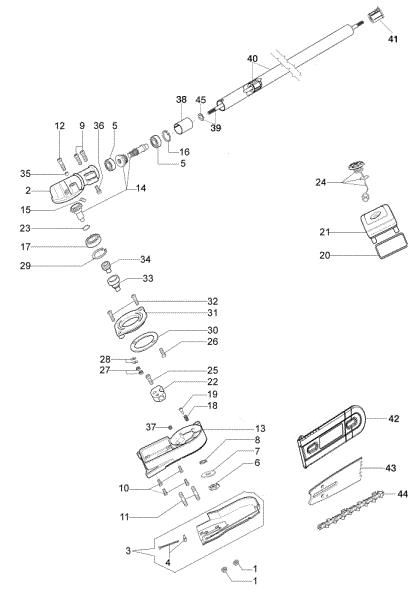 Pole pruner Application (Pole pruner) BC 240 D (Ø24/24)