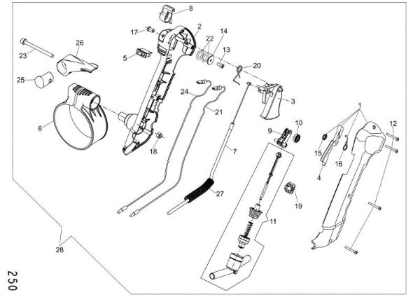 Handle MB 90 Mistblower