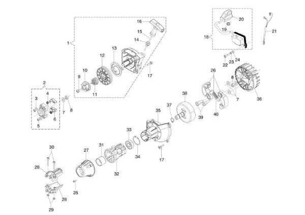 Ignition system SPARTA 441 T Brushcutter