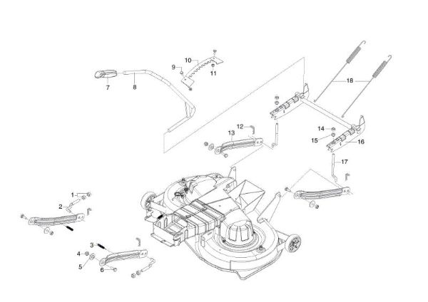 Cutting plate lifting OM 105/17,5 H Cat. 2017 Garden tractor