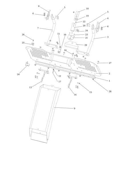 Chute and collector assy (aluminium cutting deck) OM 124/24 KH (K2400AVD V-Twin) Cat. 2017 Garden tractor