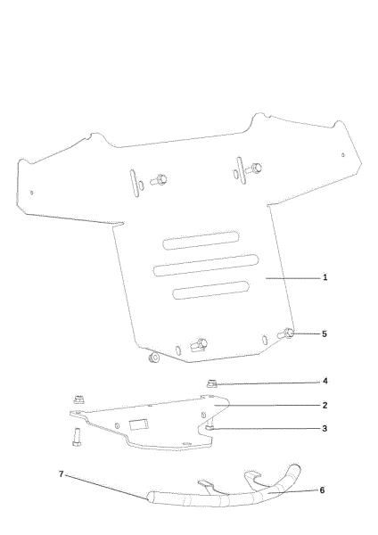 Hood (2/3) OM 107 L/24 KH (K2400AVD V-Twin) Cat. 2018 Garden tractor