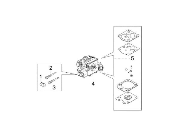 Carburetor WT-780G GS 411 (Euro 2) Chainsaw