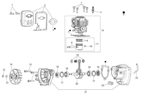 Engine HC 246 P Hedgetrimmer