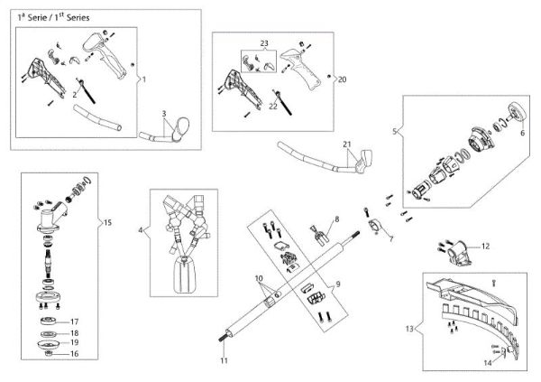 Transmission BCH 400 T Brushcutter
