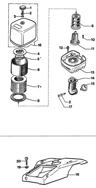 Air filter 264 TTA Power cutter