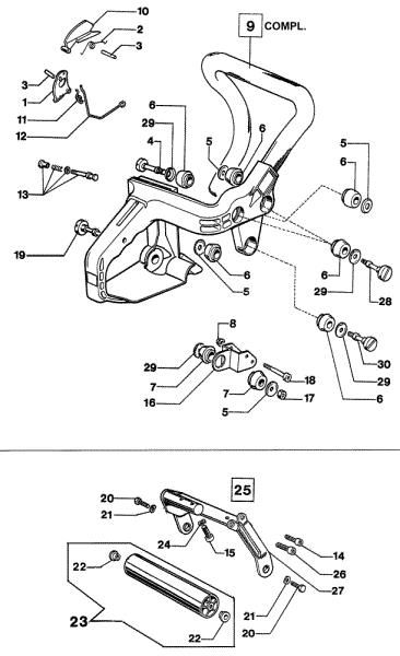 Handle 264 TTA Power cutter