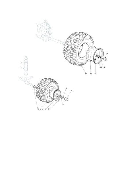 Wheel OM 93/16,5 Cat. 2019 Garden tractor