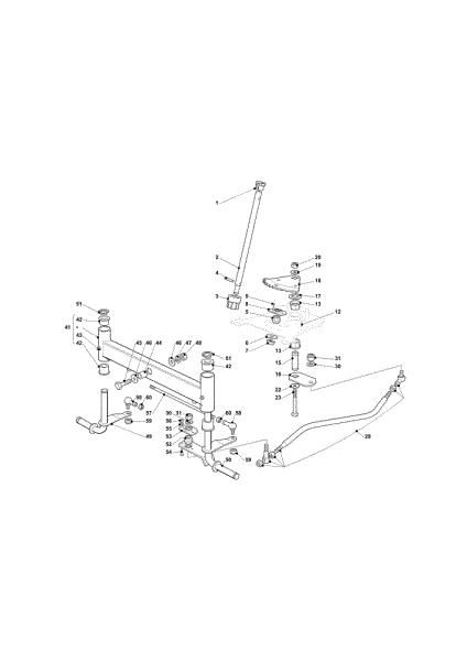 Steering arm OM 103/21 Cat. 2019 Garden tractor