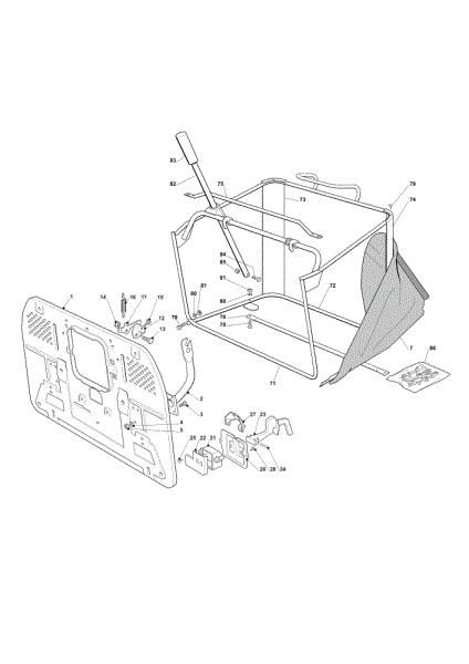 Grassbag OM 123/22 V Cat. 2019 Garden tractor