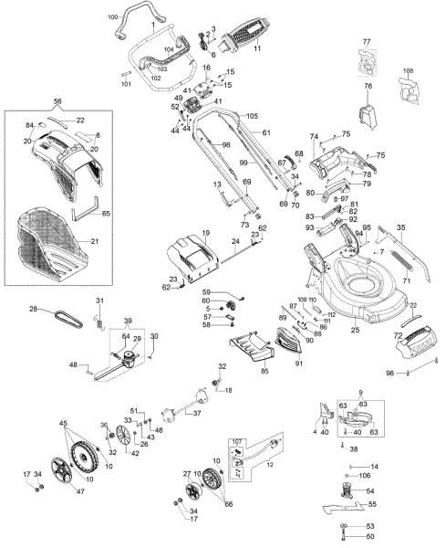 Illustrated parts list G 53 TK ALLROAD EXA 4 (K805) EURO 5 Lawnmower
