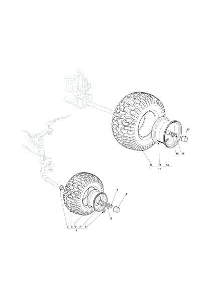 Wheel OM 103/22 V Cat. 2020 Garden tractor