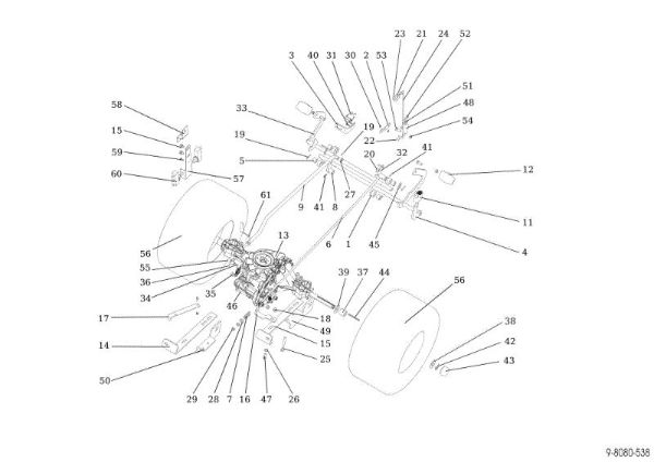 Transmission OM 92/16KH (K1600AVD) Cat. 2021 Garden tractor
