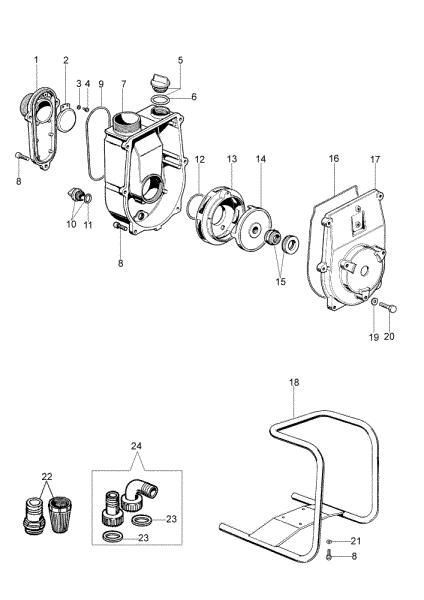 Pump SA 45 TL Water pump