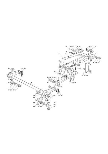 Cutting plate lifting OM 93/16 K Cat. 2022 Garden tractor