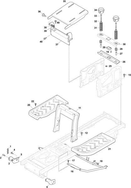 Frame OM 108L/16 K Cat. 2022 Garden tractors