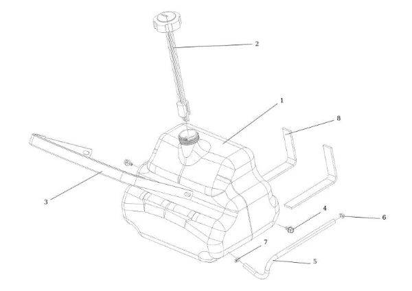 Tank APACHE 92 EVO Cat.2022 Garden tractor