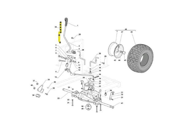 Transmission OM 98L/12,5 K M Cat. 2023 Garden tractor