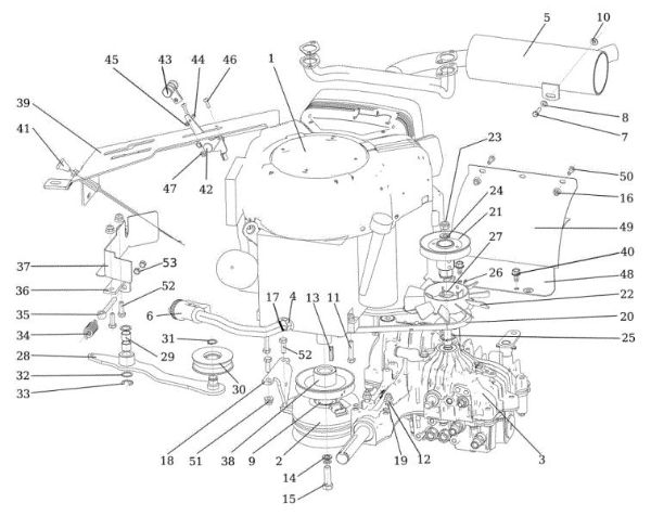 Engine APACHE 92 4x4 EVO Cat.2023 Garden tractor