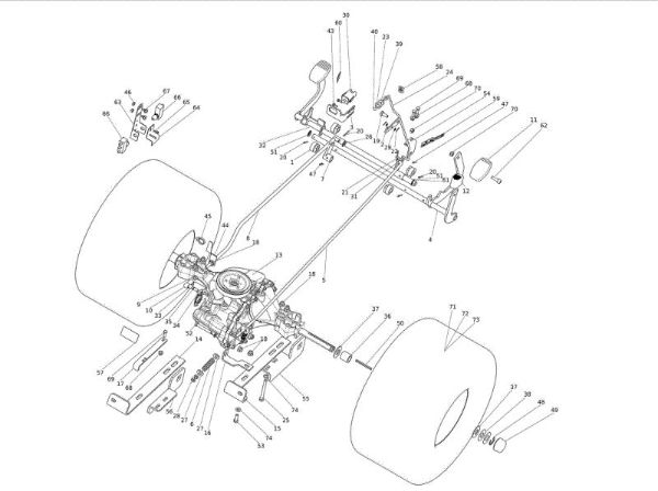 Transmission OM 92/16H Cat.2023 Garden tractor