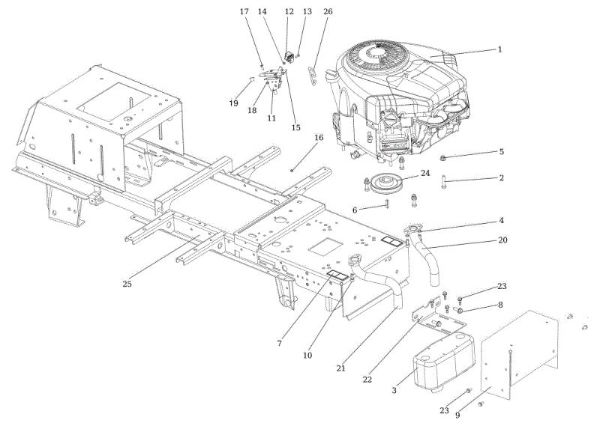 Engine OM 106/22 H Change Cat. 2023 Garden tractor