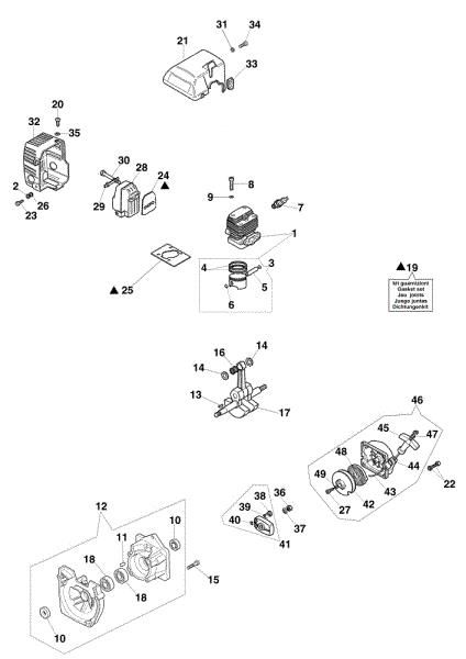 Engine SPARTA 40 Brushcutter