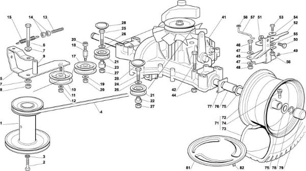 Transmission OM 102C/15,5H Cat.2003 Garden tractor