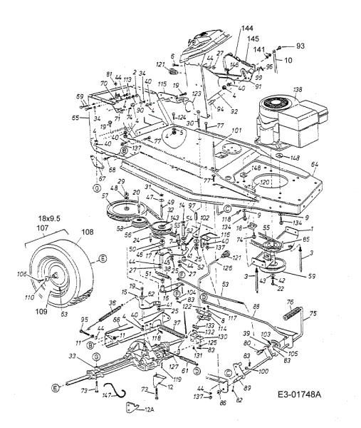 Transmission POLO 96 M Garden tractor