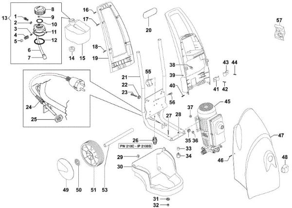 Deck PW 210 C High-pressure washer