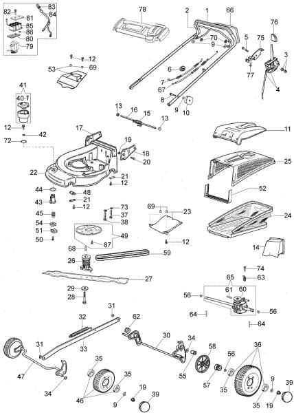 Illustrated parts list (From June 2007) MAX 48 TBXE Plus-Cut Lawnmower