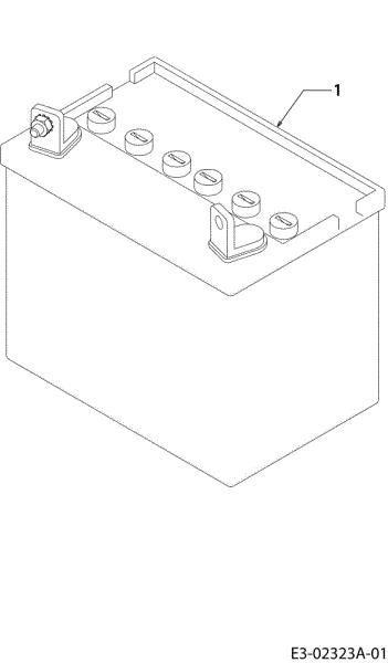Battery POLO 108/17 H Garden tractor
