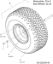 Rear wheels POLO 108/17 H Garden tractor