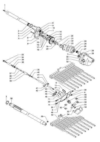 Transmission OS 250 L Olive harvester