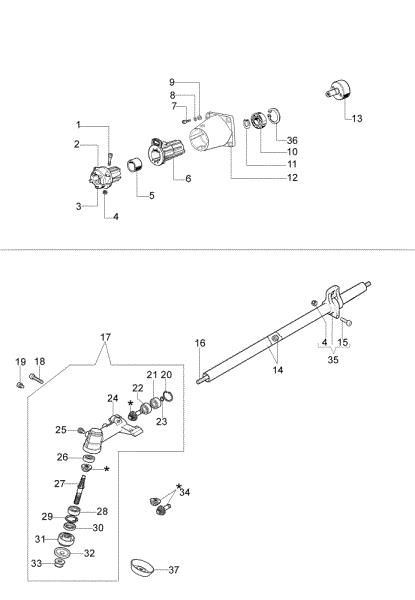 Transmission BC 260 4S Brushcutter