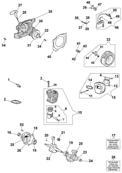 Engine 946 Chainsaw