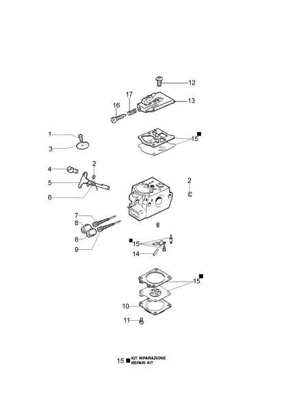 Carburetor WT-870 SPARTA 44 Brushcutter
