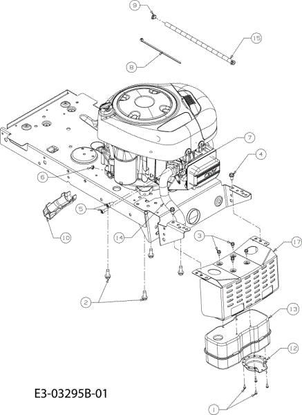 Engine POLO 97/13,5 T Cat.2008 Garden tractor