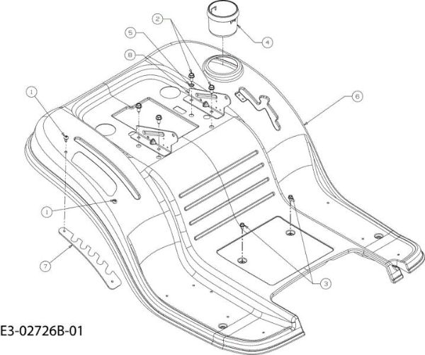 Rear body POLO 108/20 H Cat.2008 Garden tractor