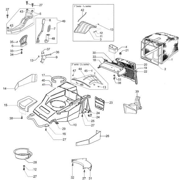 Deck LUX 55 HXF Lawnmower