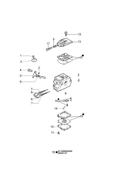 Carburetor WT-930C BC 320 S Brushcutter