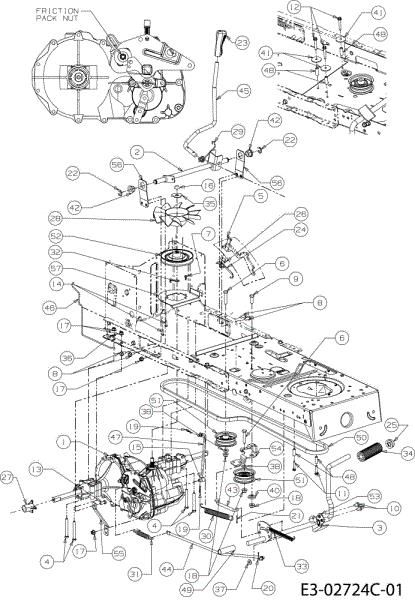 Transmission TORNADO 108/17,5 H Garden tractor
