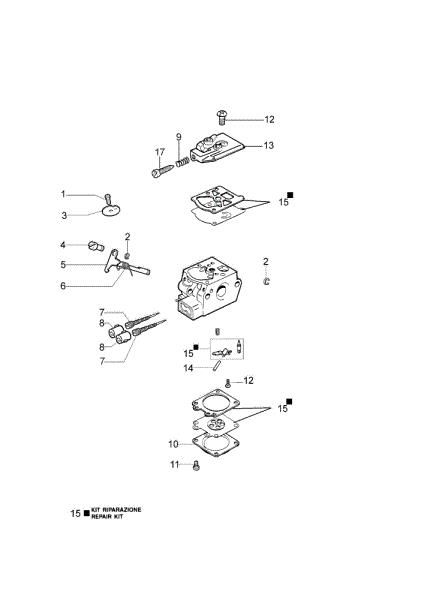 Carburetor PP 270 Pole pruner