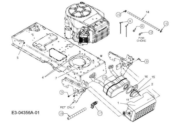 Engine KROSSER 92/15 H Garden tractor