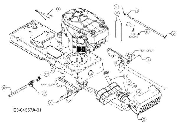 Engine KROSSER PLUS 105/22 H Garden tractor